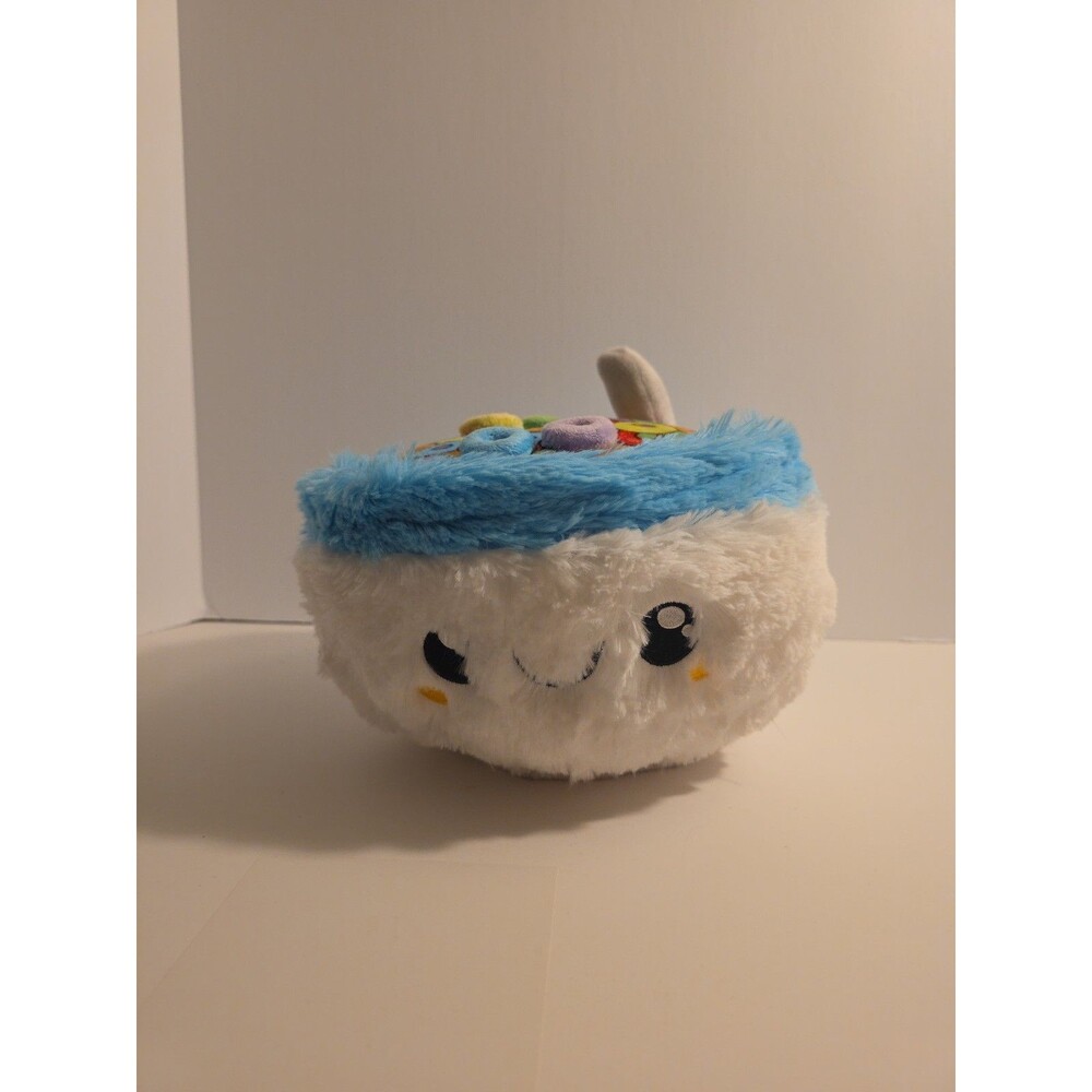Squishable Comfort Food People Plush Bowl of Cereal Fruit Os 9" Stuffed Toy